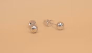 Enkel örhänge Silver Smycken 0.4 cm