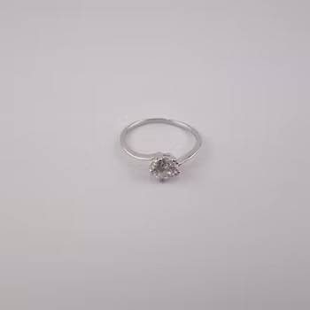 Damring med Zirgonsten Ringar Silver Smycken