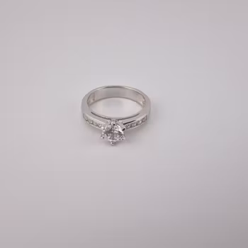 Damring med Zirgonsten Ringar Silver Smycken