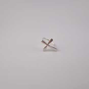 Kors ring Ringar Silver Smycken