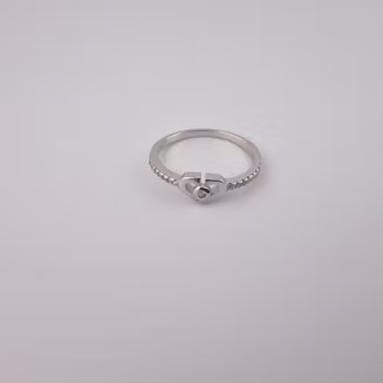 Hjärtat ring Ringar Silver Smycken
