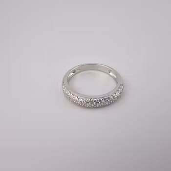 Damring med Zirgonsten Ringar Silver Smycken