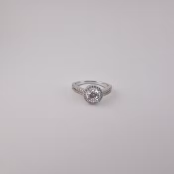 Damring med Zirkonsten Ringar Silver Smycken