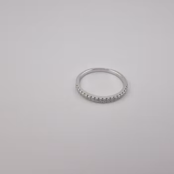 Damring med Zirkonsten Ringar Silver Smycken