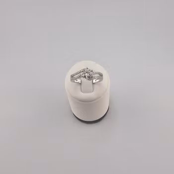 Damring med Zirkonsten Ringar Silver Smycken