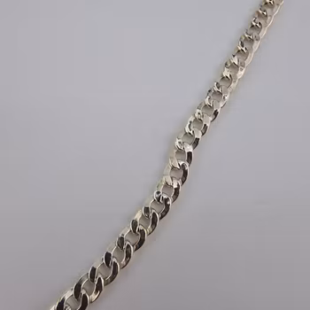 Pansar Halsband Silver Smycken 55.0 cm