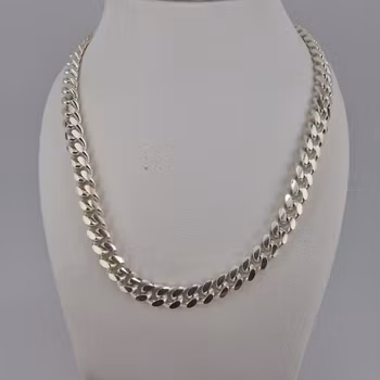 Pansar Halsband Silver Smycken 55.0 cm