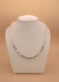 Kejsarlänk Halsband Silver Smycken 60.0 x 0.3 cm