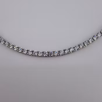 Halsband med zirgon Silver Smycken 45.0 cm