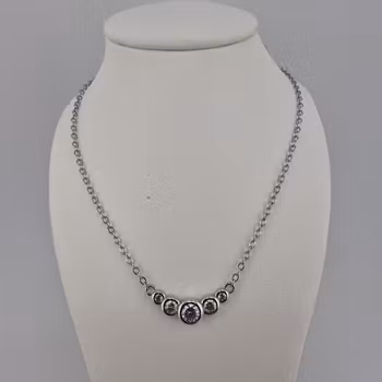 Dam halsband Silver Smycken 45.0 cm