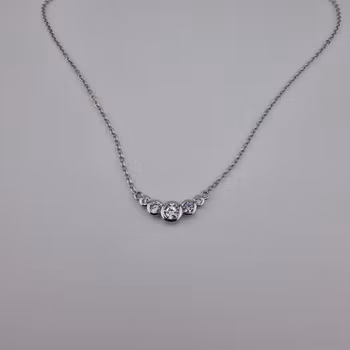 Dam halsband Silver Smycken 45.0 cm