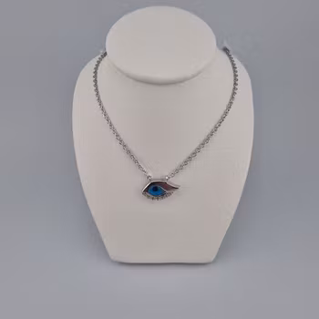 Öga halsband Silver Smycken 23.0 cm