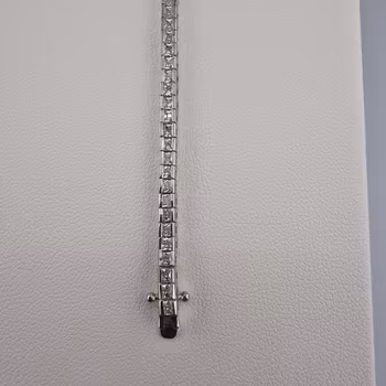 Dam armband med zirgon Silver Smycken 19.0 cm