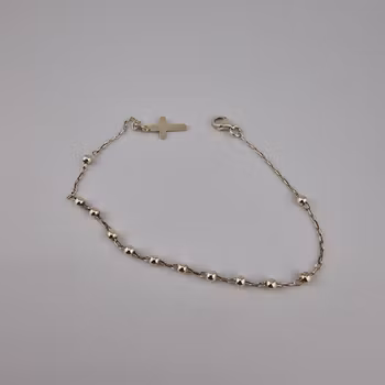 Korsarmband Silver Smycken 20.0 cm