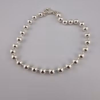 Pärlarmband Silver Smycken 21.0 cm