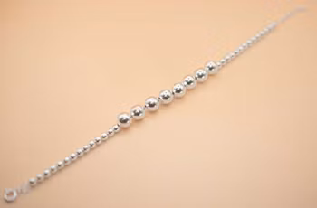 Pärlarmband Silver Smycken 21.0 cm