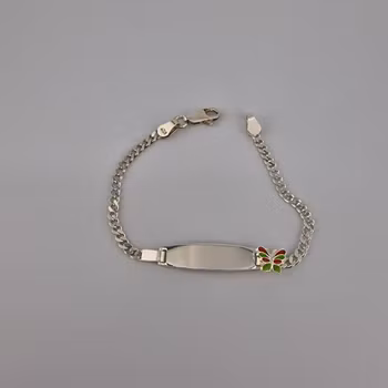 Barnarmband fjäril Silver Smycken 15.0 cm