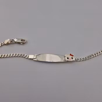 Barn armband Hello kitty Silver Smycken 16.0 cm