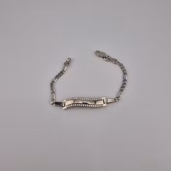 Barn armband Silver Smycken 14.0 cm