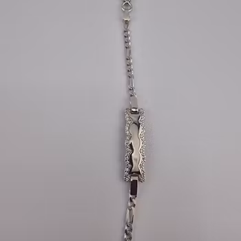Barnarmband med kubisk zirkonia Silver Smycken 13.0 cm