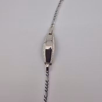 Barn armband med zirkonia Silver Smycken 13.0 cm