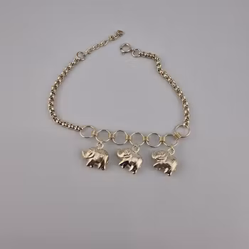 Elefant armband Silver Smycken 20.0 cm