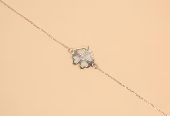 Armband med berlock Guld 19.0 cm