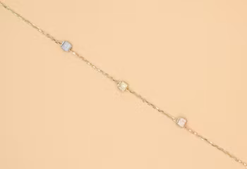 Armband med kulor Guld 18.0 cm