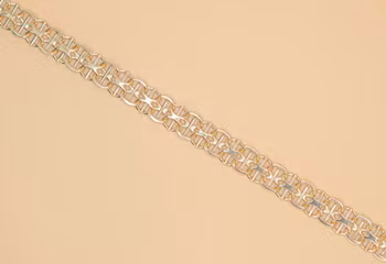 X-Länk armband Guld 18.0 cm
