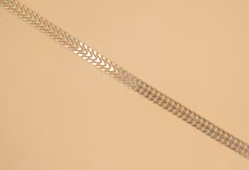 Ormlänksarmband Guld 18.0 cm