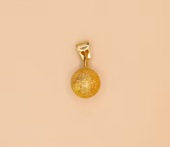 Guld ball hänge Berlock