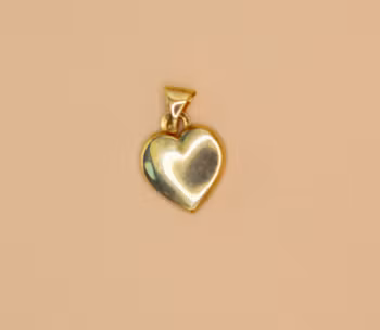 Hjärt hänge Berlock Guld