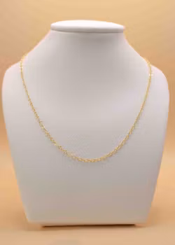 Singapore Kedja Halsband Guld 39.0 cm