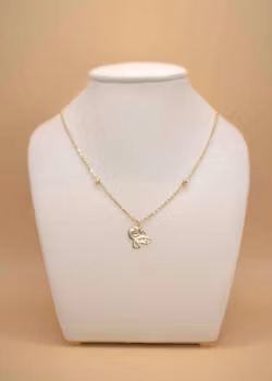 Halsband med berlock Guld 41.0 cm