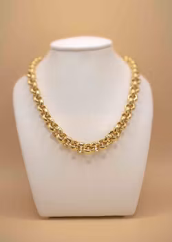 Halskedja Halsband Guld 52.0 cm