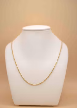 Ankarkedja Halsband Guld 40.0 cm