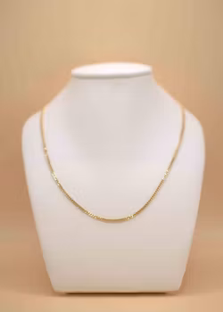 Pansar Halsband Guld 45.0 cm