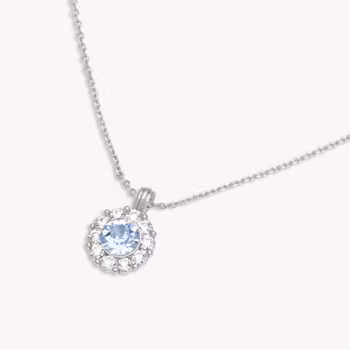 Sofia necklace - Light sapphire Lily & Rose Varumärke