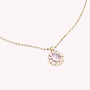 Sofia necklace - Light amethyst Lily & Rose Varumärke