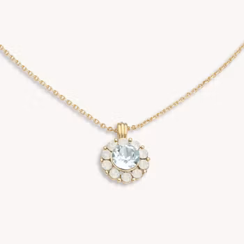 Sofia necklace - Light azore Lily & Rose Varumärke