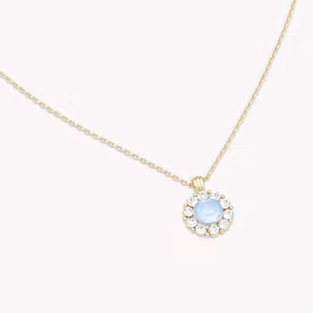 Sofia necklace - Sky blue Lily & Rose Varumärke