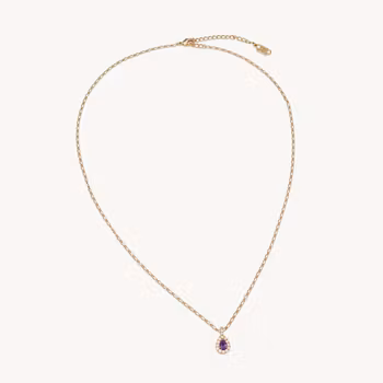Bianca necklace - Amethyst Lily & Rose Varumärke