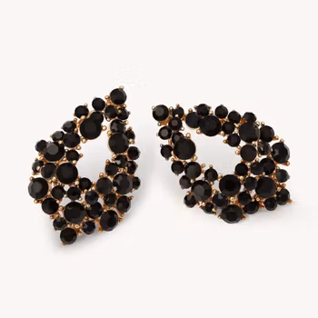 Alice earrings - Jet (Gold) Lily & Rose Varumärke