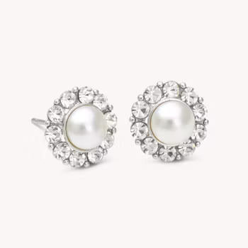 Miss Sofia pearl earrings - Créme Lily & Rose Varumärke