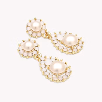 Sofia pearl earrings - Rosaline Lily & Rose Varumärke