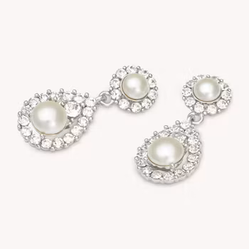 Sofia pearl earrings - Creme Lily & Rose Varumärke