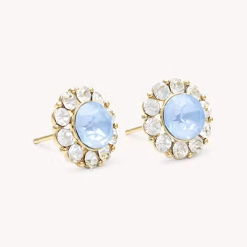 Miss Sofia earrings - Sky blue Lily & Rose Varumärke