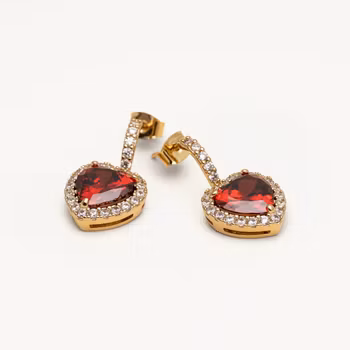Rose earrings - Garnet Lily & Rose Varumärke