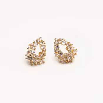 Petite Miss Alice earrings - Crystal (gold) Lily & Rose Varumärke
