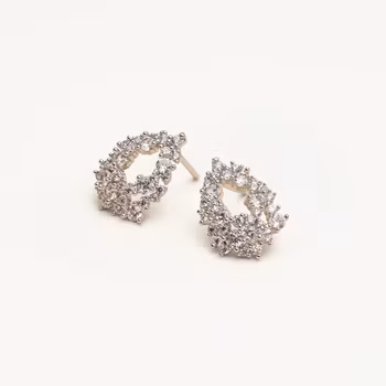 Petite Miss Alice earrings - Crystal (silver) Lily & Rose Varumärke
